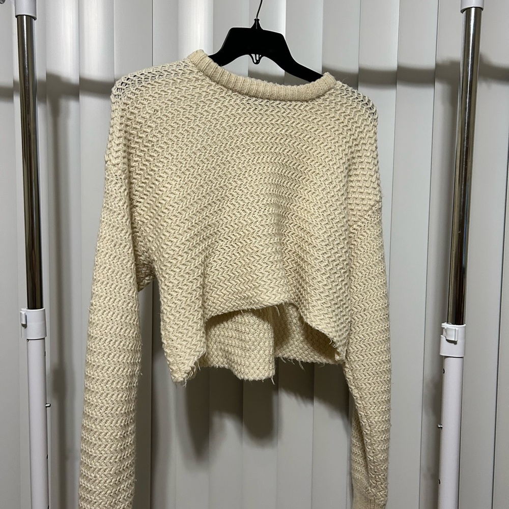 Comfy Knit Cropped Sweater